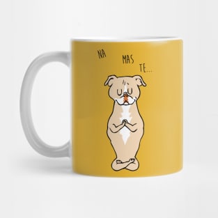 NAMASTE American Pit Bull Terrier Mug